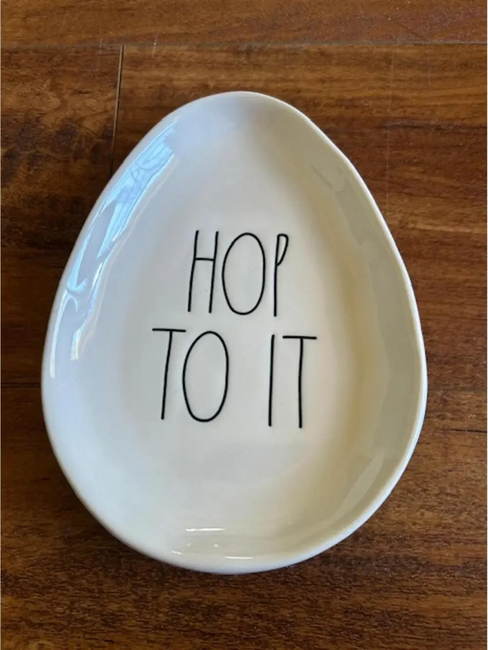 Rae Dunn Artisan Collection 'Hop To It' Ceramic Dish